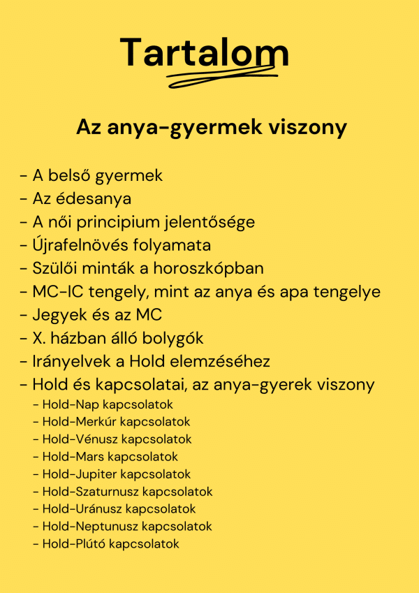 Szülői minta szerepe az asztrológiában és a személyiségfejlődésben: Az anya - Pálmai Éva – 2 kép