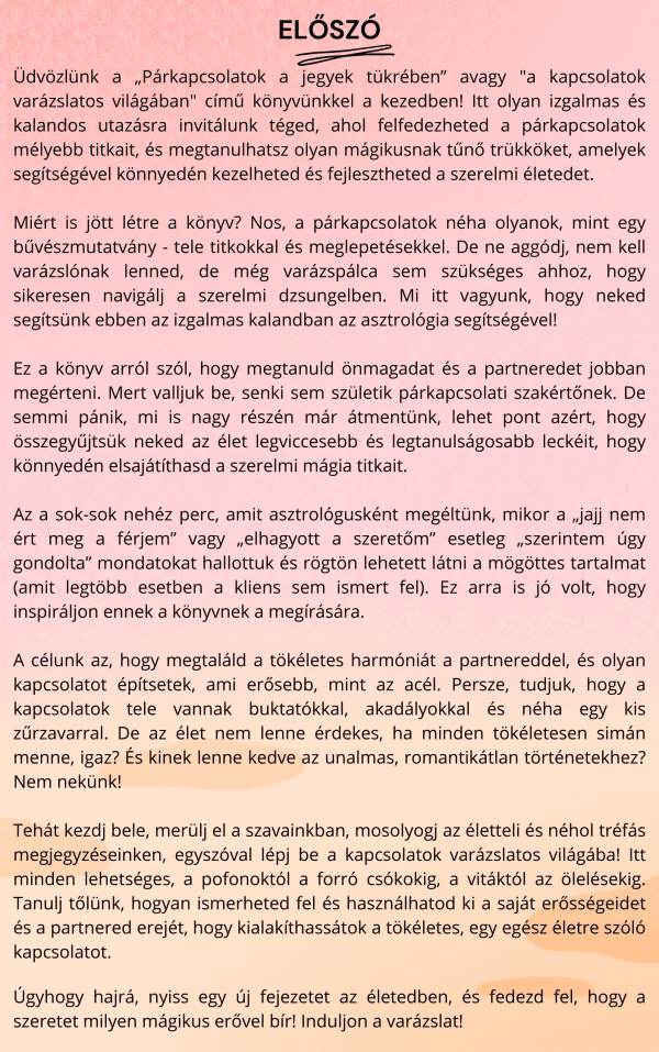 Párkapcsolatok a jegyek tükrében - Bánffy Szabolcs, Pálmai Éva – 3 kép